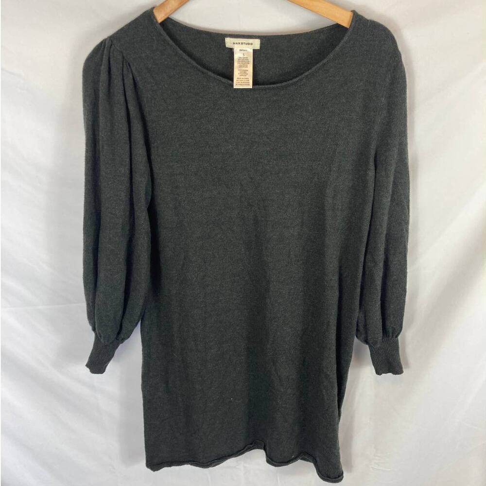 Max Studio Puff Sleeve Sweater Dress Size Small